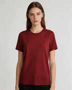 Tencel Wool Cooling Soft Crewneck T-Shirt | Regular Shoulder Suitpure