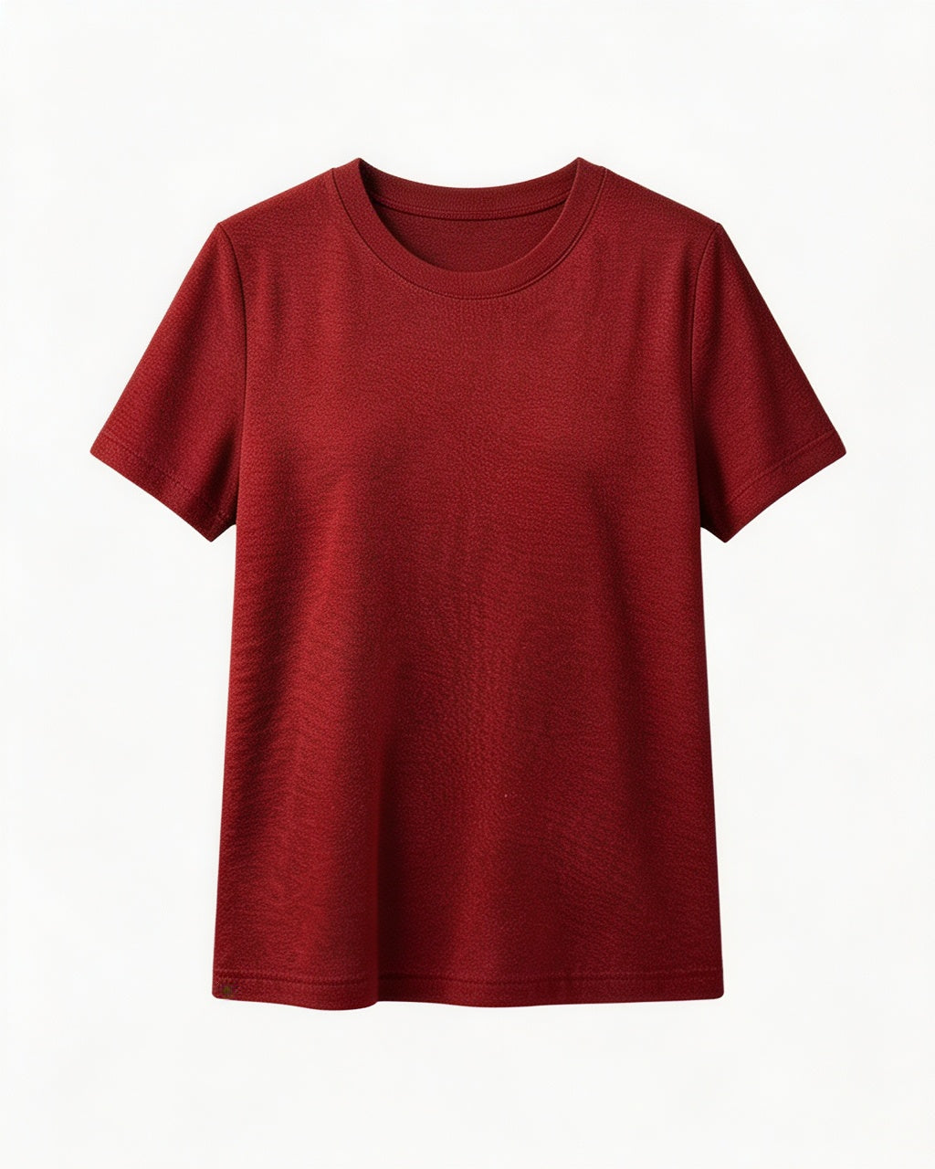 Tencel Wool Cooling Soft Crewneck T-Shirt | Regular Shoulder Suitpure