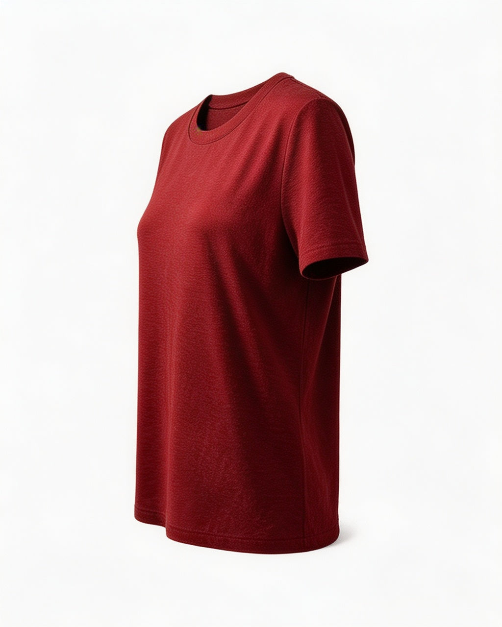 Tencel Wool Cooling Soft Crewneck T-Shirt | Regular Shoulder Suitpure