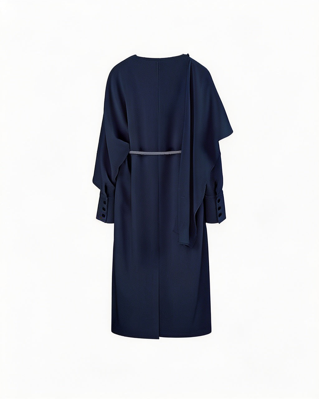 Off-Shoulder Cape Dress | Flowing Shawl Silhouette Suitpure