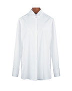 Wing Collar Blouse with French Cuffs Suitpure
