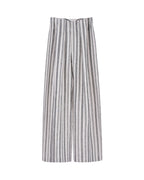 High Striped Linen Palazzo Suitpure