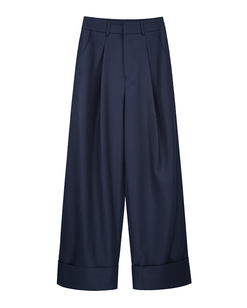 Old Money Cuffed Trousers Suitpure