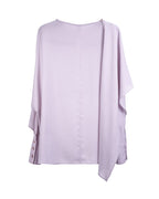 Off-Shoulder Asymmetrical Cape Blouse | Romantic Flowing Suitpure