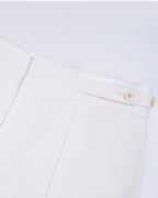 Acetate Cotton Long Straight Trousers with Belt Loops Suitpure