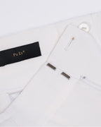 Acetate Cotton Long Straight Trousers with Belt Loops Suitpure