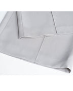 Luminous White Straight Trousers | Continuous Waistband Suitpure