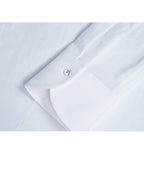 Relaxed Mandarin Collar Linen-Cotton Minimalist Shirt Suitpure