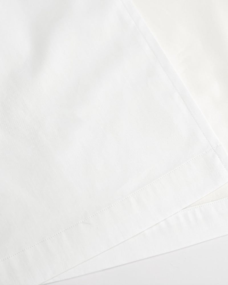 Cotton Sateen Minimalist Shirt Dress Suitpure