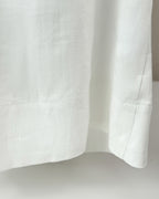 Sleeveless Linen Top with Ruffled Neckline Suitpure
