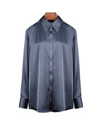 Pearl Satin Jacquard Blouse in Acetate Suitpure