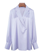 Lavender Acetate Lapel Blazer Suitpure
