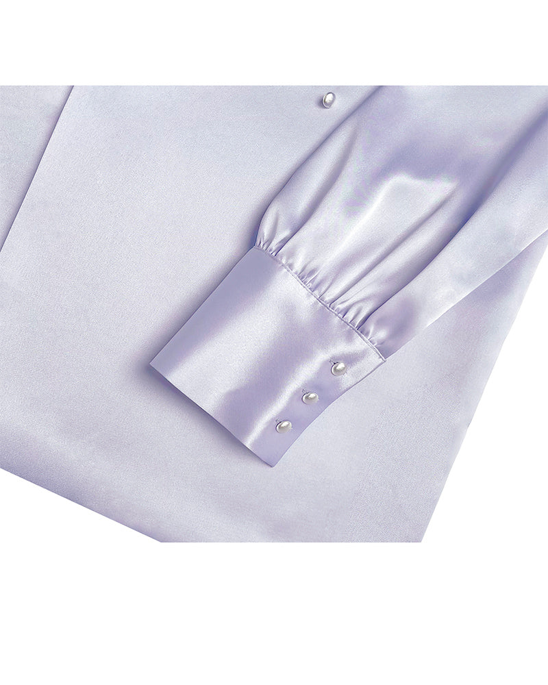Lavender Acetate Lapel Blazer Suitpure