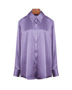 Pearl Satin Jacquard Blouse in Acetate Suitpure