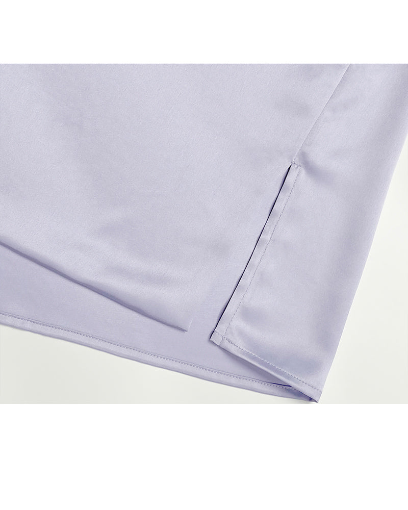Lavender Acetate Lapel Blazer Suitpure