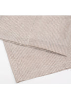 Relaxed Fit Linen Stripe Vest & Wide-Leg Pants Set Suitpure