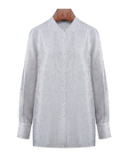 Wool Shawl Collar Blazer with Self-Tie Detail Suitpure