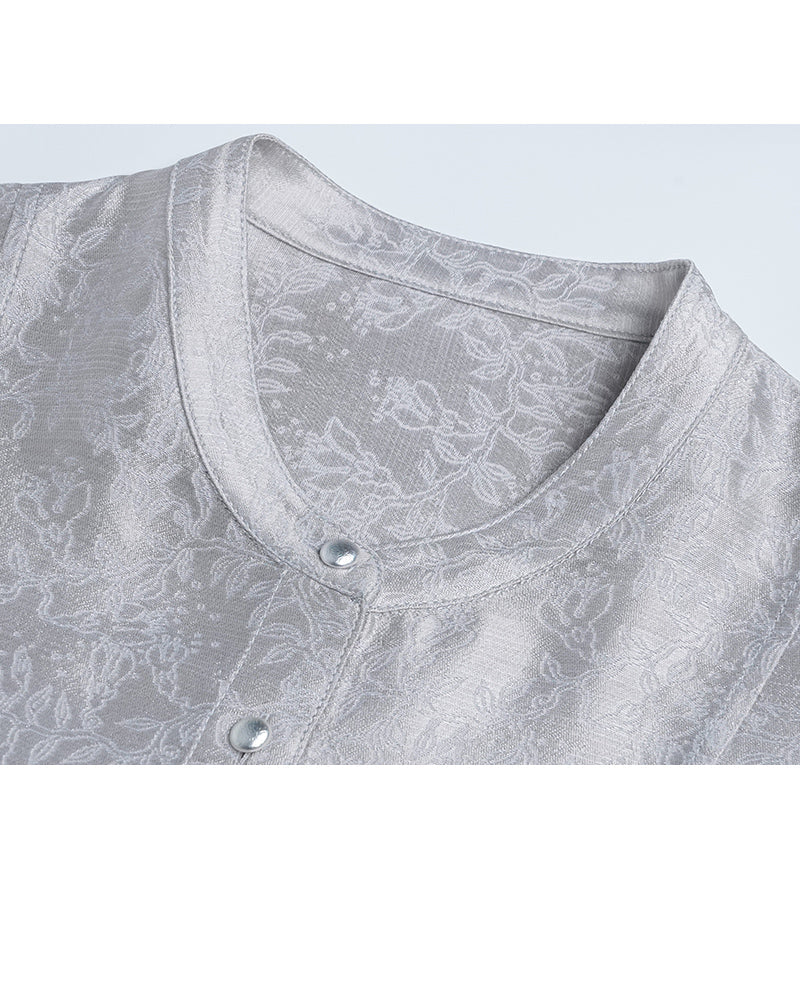 Wool Shawl Collar Blazer with Self-Tie Detail Suitpure