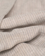 Relaxed Fit Linen Stripe Vest & Wide-Leg Pants Set Suitpure