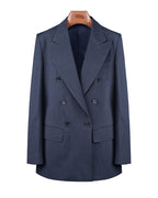 Summer Weight Fine Stripe Wool Blazer Suitpure