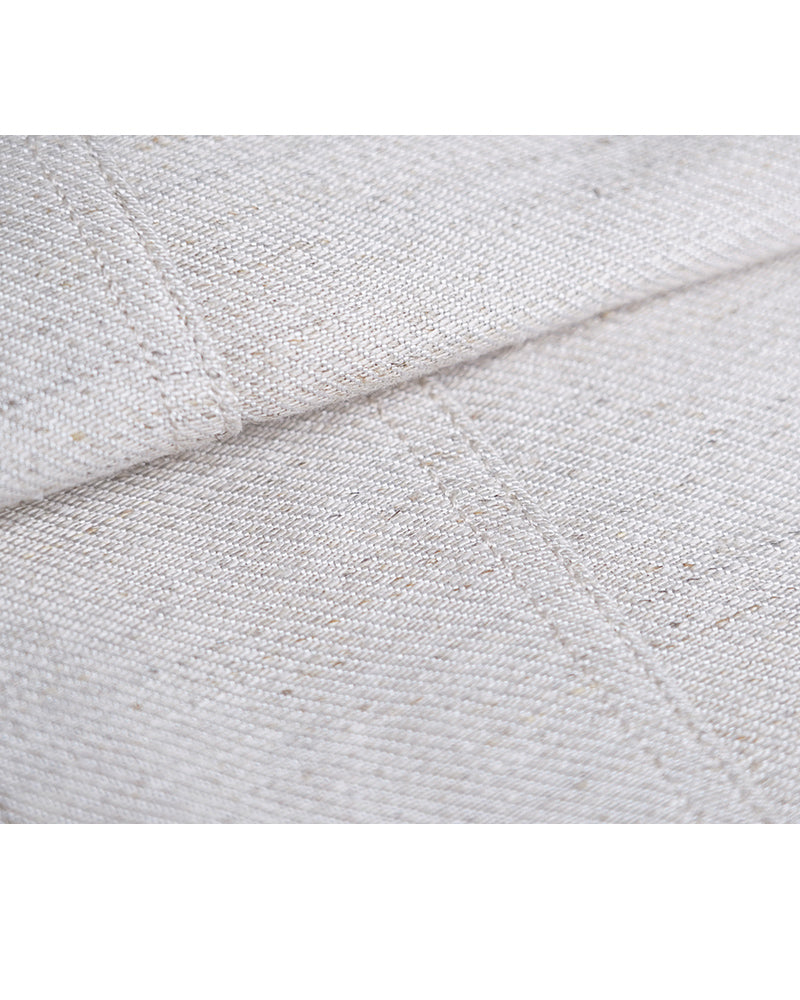 Tencel Linen Panel Detail Straight Leg Trousers Suitpure
