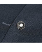 Fishtail Hem Blazer in Vintage American Style Suitpure