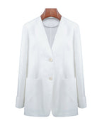 Relaxed Fit Tencel Linen Jacket Suitpure