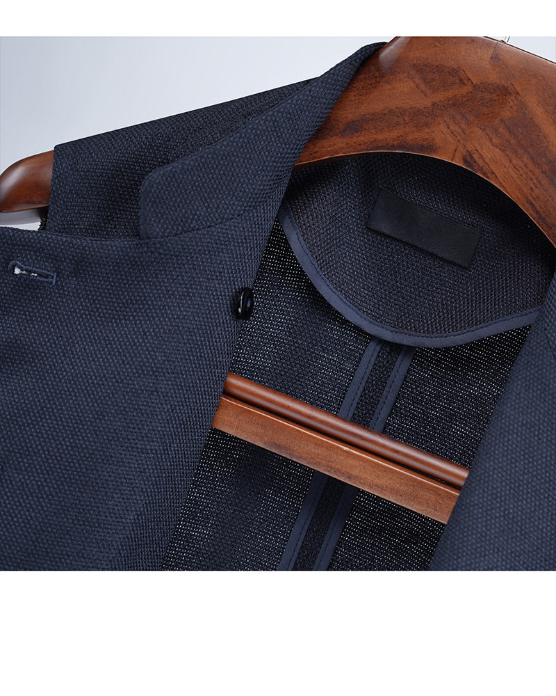 Acetate Mandarin Collar Sleeveless Dress