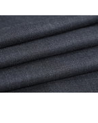 Classic Charcoal Wool Blazer with Round Hem