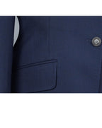 Relaxed Fit Mandarin Collar Blazer Suitpure