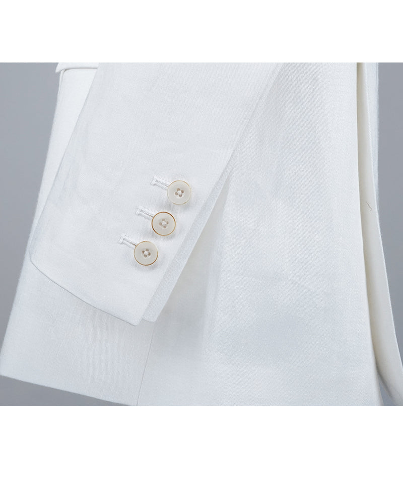 Lightweight Imported Linen Casual Blazer Suitpure