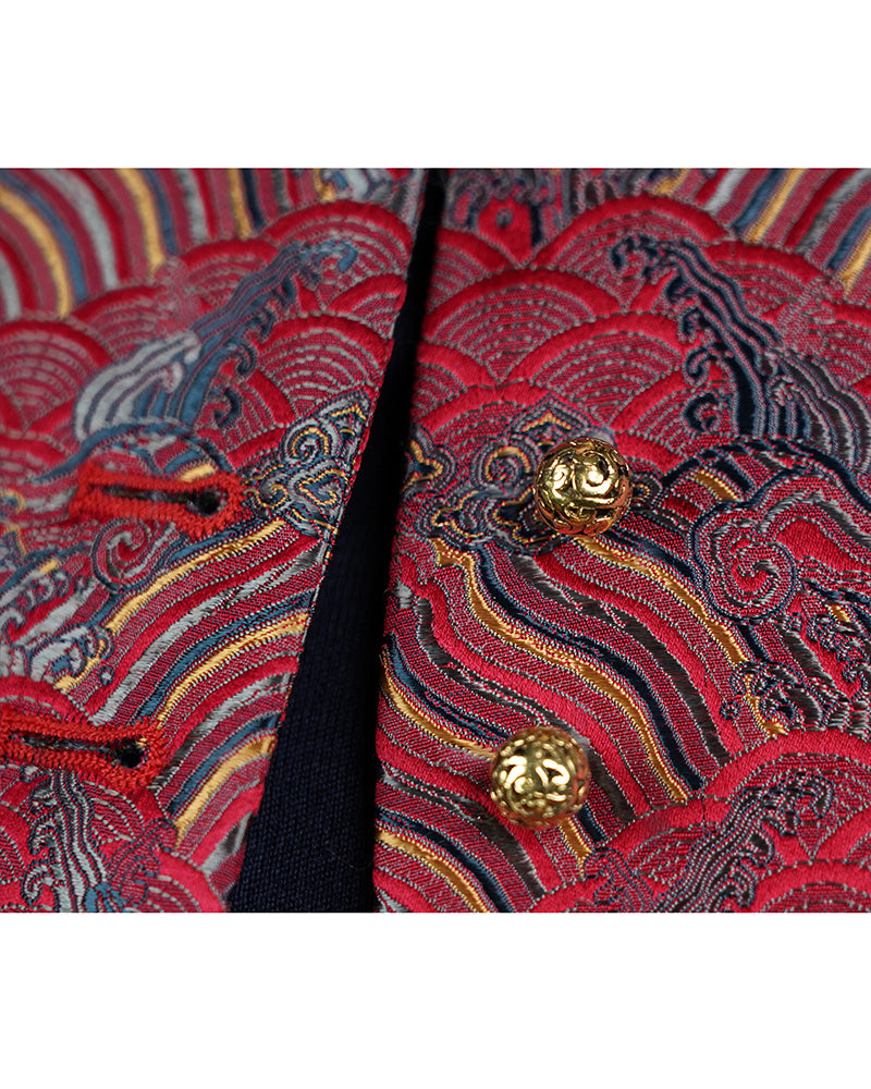 Yunjin Brocade Crewneck Vest