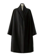 Mahogany Silk Quilted Jacket with Shawl Collar