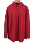 Relaxed Fit Knit Top in Bold Red Suitpure
