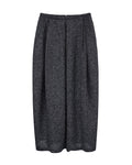 Structured Pleat Skirt with Balloon Hem Suitpure