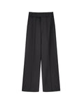 High Waist Cavalry Twill Straight Wool Pants | 100% Wool