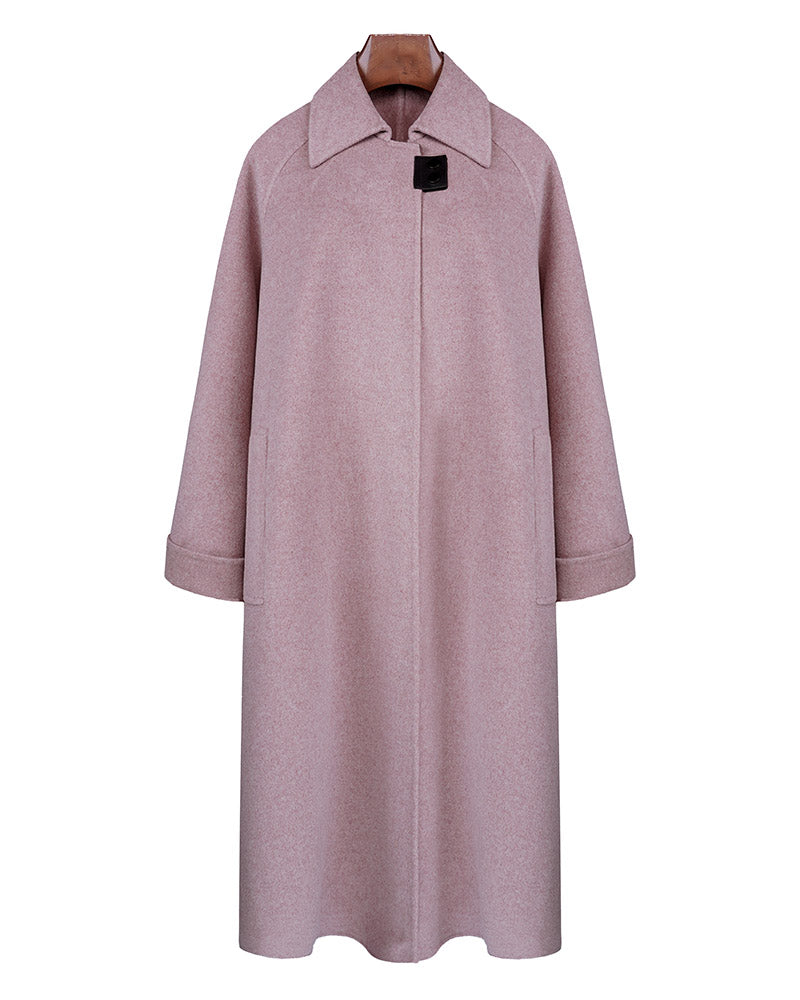 Reversible Cashmere Notch Lapel Coat