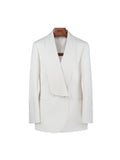 Relaxed Fit Wool Acetie Oversized Jacket Suitpure