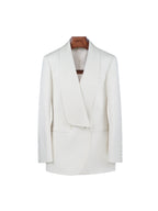 Relaxed Fit Wool Acetie Oversized Jacket Suitpure