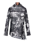 Ombre Mesh Layering Top | Sheer Gradient