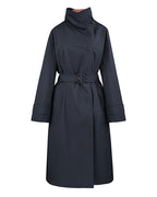 Trench-Style Down Coat | Belted Winter Essential
