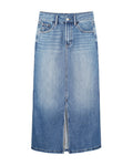 Classic Denim Shift Dress in Vintage Blue Suitpure