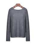 Romantic Cutout Off-Shoulder Knit Top Suitpure