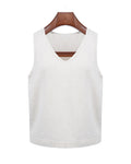 Sleeveless Washi Yarn Top with Natural Texture Suitpure