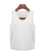 Sleeveless Washi Yarn Top with Natural Texture