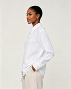 Italian One-Piece Collar Linen Shirt Suitpure