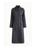 Versatile Trench Dress in Brown Check Suitpure