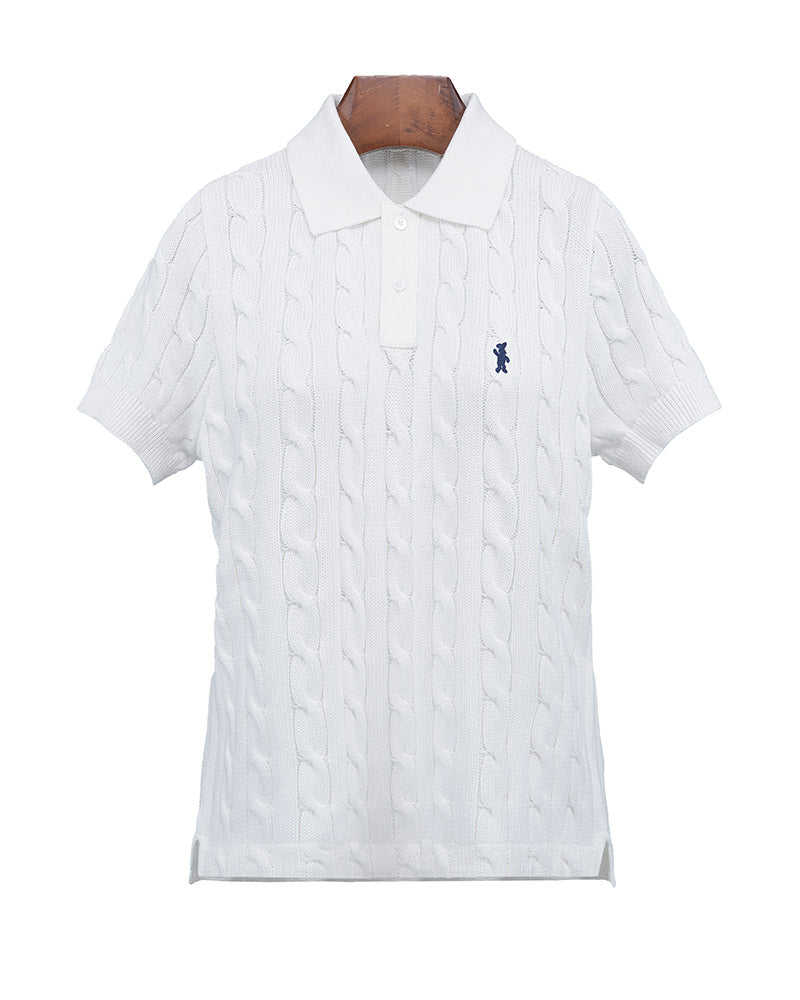 Classic Cotton Polo Shirt in Knit Fabric