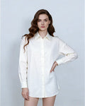 Relaxed Fit Drop Shoulder Shirt Jacket in Plaid Suitpure