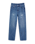 Applique Stitch Tapered Jeans | Vintage Workwear Suitpure